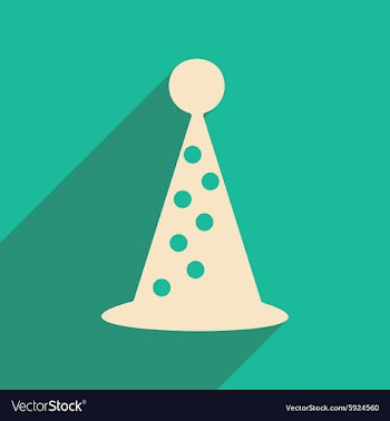 Flat with shadow icon and mobile applacation party vector image