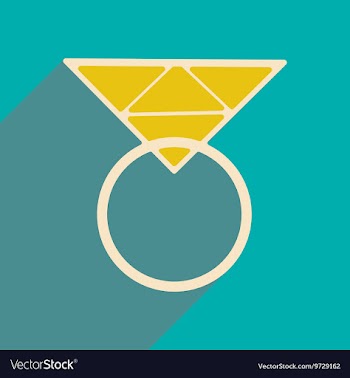 Flat with shadow icon and mobile applacation ring vector image