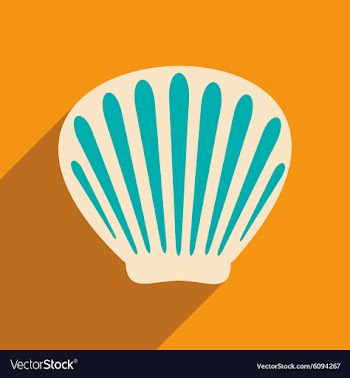 Flat with shadow icon and mobile applacation shell vector image