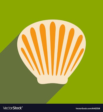 Flat with shadow icon and mobile applacation shell vector image