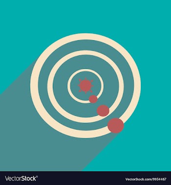 Flat with shadow icon and mobile applacation solar vector image