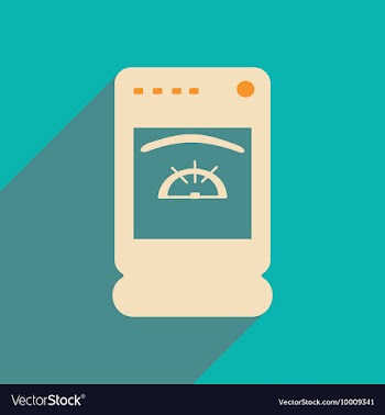 Flat with shadow icon and mobile applacation vector image