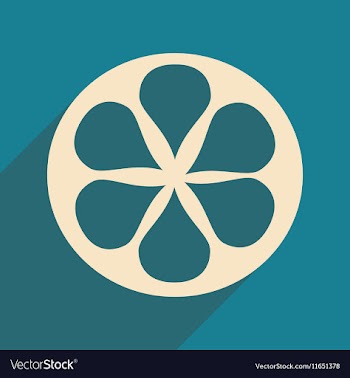 Flat with shadow icon and mobile applacation vector image