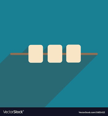 Flat with shadow icon and mobile applacation vector image
