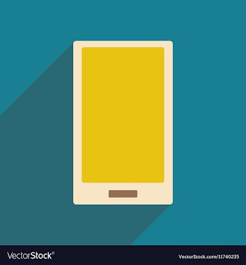 Flat with shadow icon and mobile applacation vector image