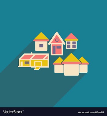 Flat with shadow icon and mobile applacation vector image