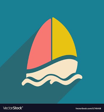 Flat with shadow icon and mobile applacation vector image