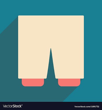 Flat with shadow icon and mobile applacation vector image