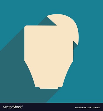 Flat with shadow icon and mobile applacation vector image