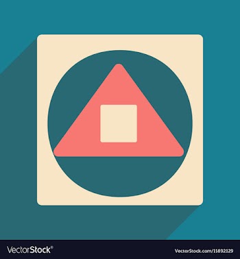 Flat with shadow icon and mobile applacation vector image