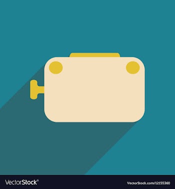 Flat with shadow icon and mobile applacation vector image