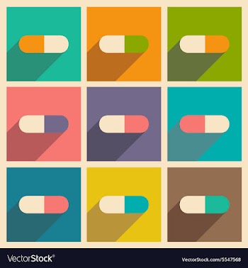 Flat with shadow icon and mobile applacation vector image