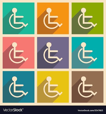 Flat with shadow icon and mobile applacation vector image