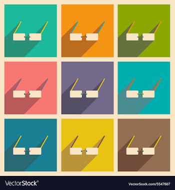 Flat with shadow icon and mobile applacation vector image