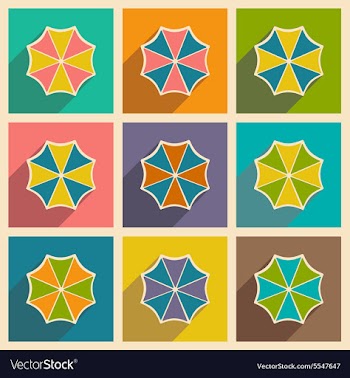Flat with shadow icon and mobile applacation vector image