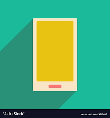 Flat with shadow icon and mobile applacation vector image