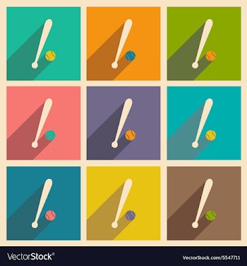 Flat with shadow icon and mobile applacation vector image
