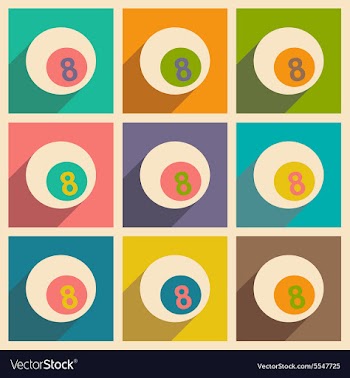 Flat with shadow icon and mobile applacation vector image