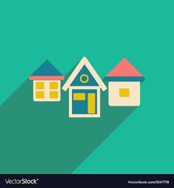 Flat with shadow icon and mobile applacation vector image