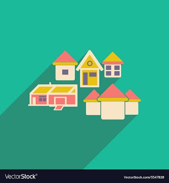 Flat with shadow icon and mobile applacation vector image