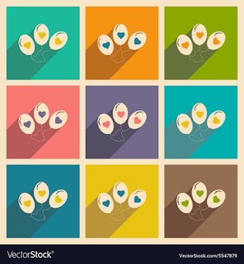 Flat with shadow icon and mobile applacation vector image