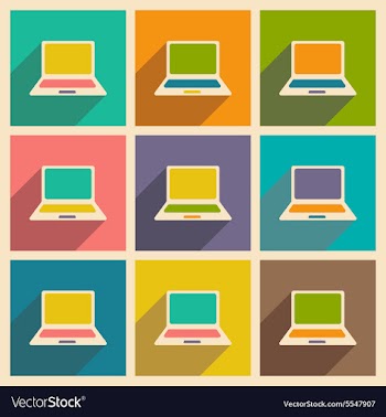 Flat with shadow icon and mobile applacation vector image