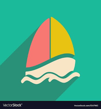 Flat with shadow icon and mobile applacation vector image