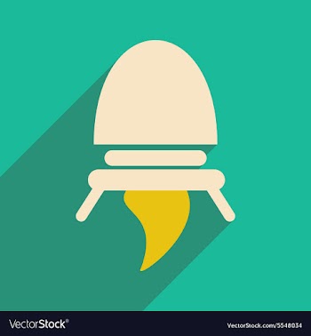 Flat with shadow icon and mobile applacation vector image