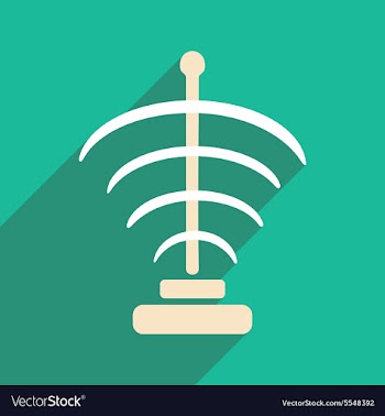 Flat with shadow icon and mobile applacation vector image