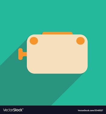 Flat with shadow icon and mobile applacation vector image