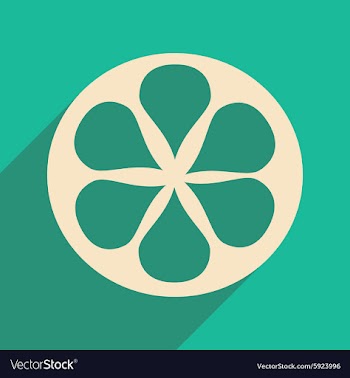 Flat with shadow icon and mobile applacation vector image