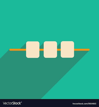 Flat with shadow icon and mobile applacation vector image