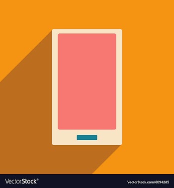 Flat with shadow icon and mobile applacation vector image
