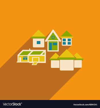 Flat with shadow icon and mobile applacation vector image