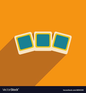 Flat with shadow icon and mobile applacation vector image
