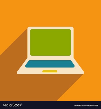 Flat with shadow icon and mobile applacation vector image