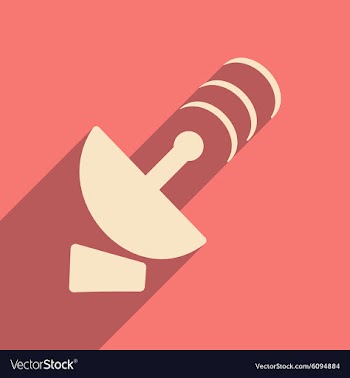 Flat with shadow icon and mobile applacation vector image