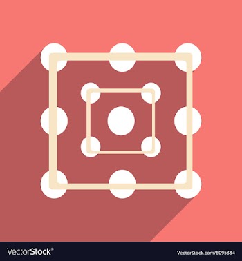 Flat with shadow icon and mobile applacation vector image