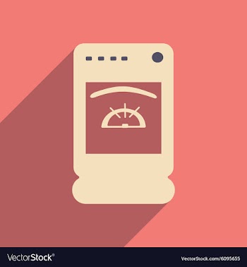 Flat with shadow icon and mobile applacation vector image