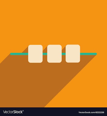 Flat with shadow icon and mobile applacation vector image