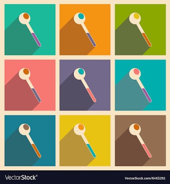 Flat with shadow icon and mobile applacation vector image