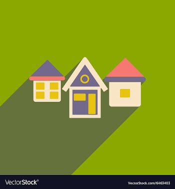Flat with shadow icon and mobile applacation vector image