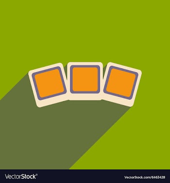 Flat with shadow icon and mobile applacation vector image