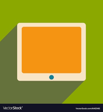 Flat with shadow icon and mobile applacation vector image