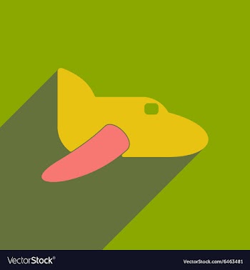 Flat with shadow icon and mobile applacation vector image