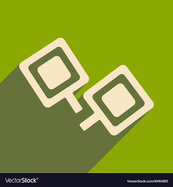 Flat with shadow icon and mobile applacation vector image