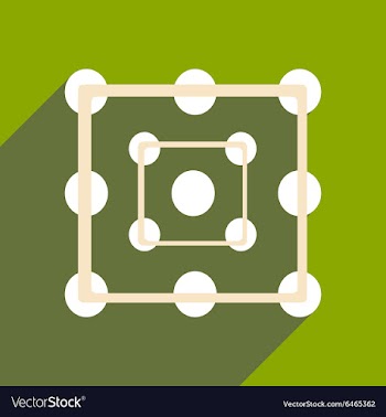 Flat with shadow icon and mobile applacation vector image