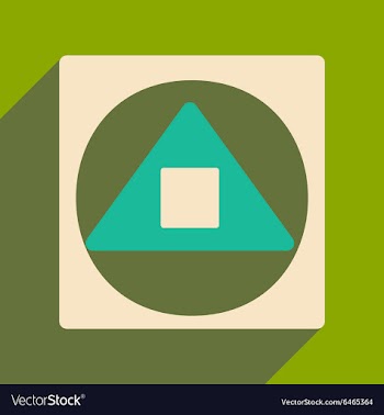 Flat with shadow icon and mobile applacation vector image