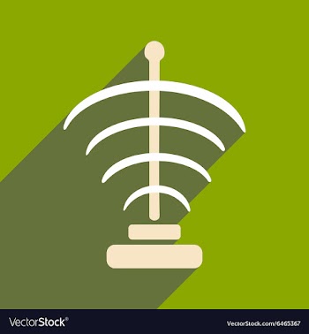Flat with shadow icon and mobile applacation vector image