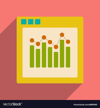 Flat with shadow icon and mobile applacation vector image